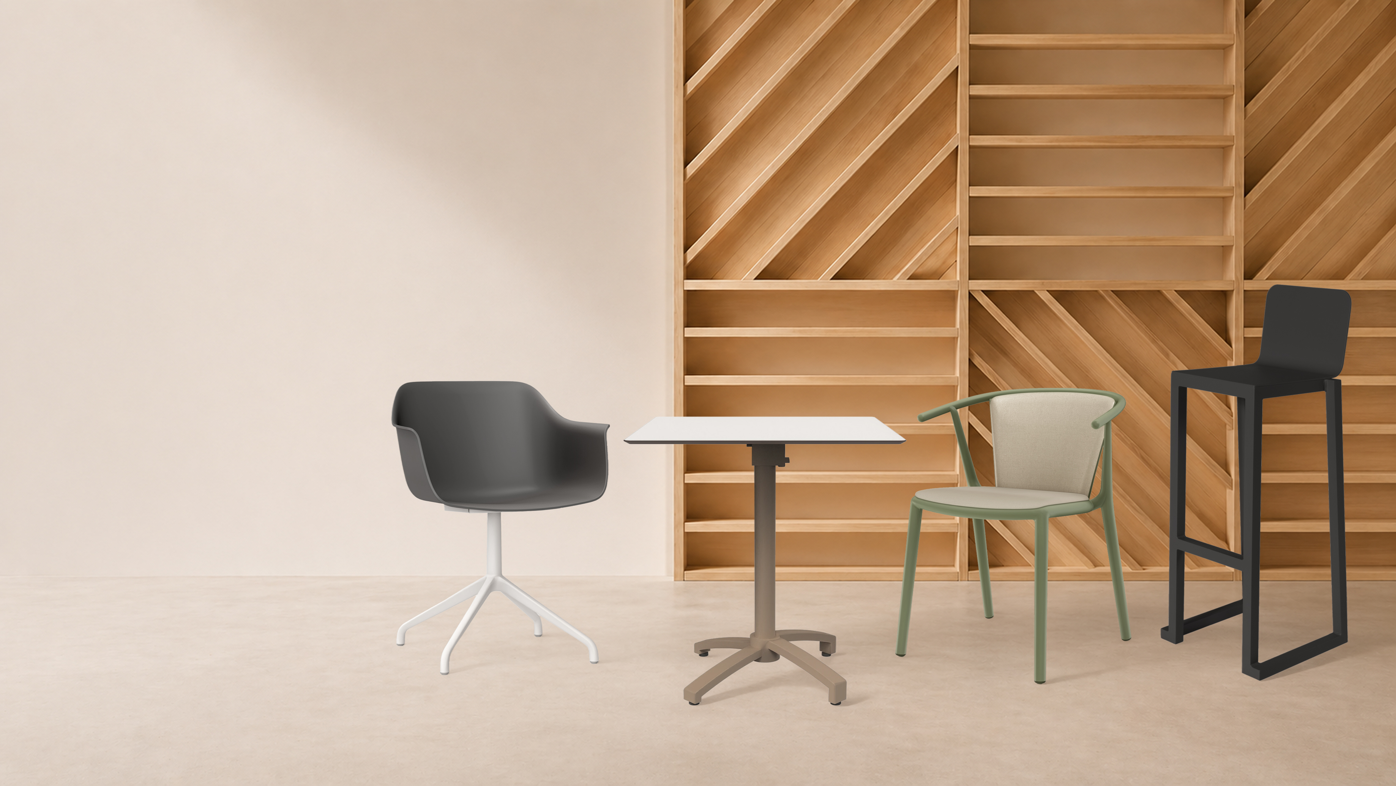 Ambiente Resol: mobiliario de diseño en un espacio real.