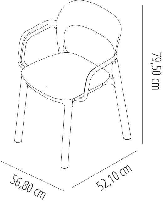 Silla Con Brazos Ona