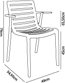 Silla Con Brazos Slatkat