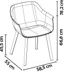 Sillón Shape Patas Click