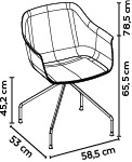 Sillón Shape Patas Araña