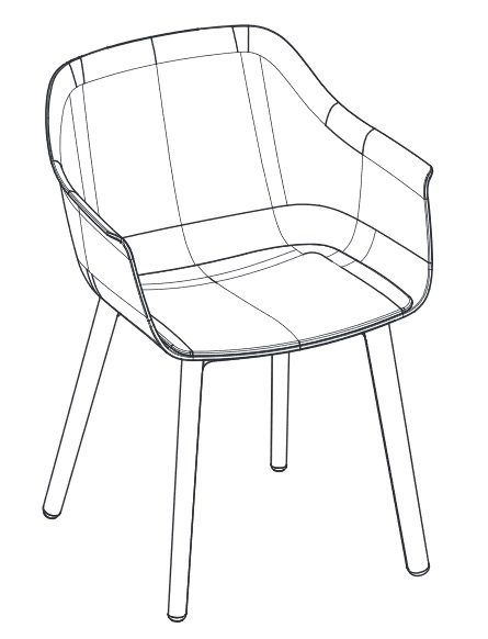Sillón Shape Wood