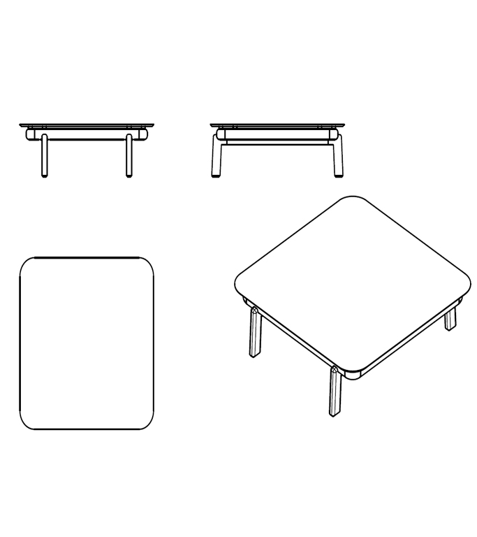 Anthea Coffe Table