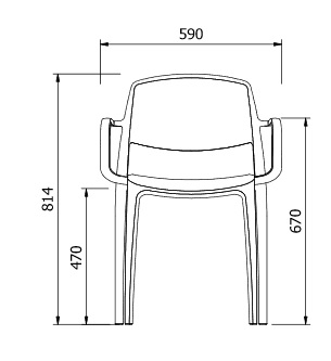 Silla Con Brazos Smart