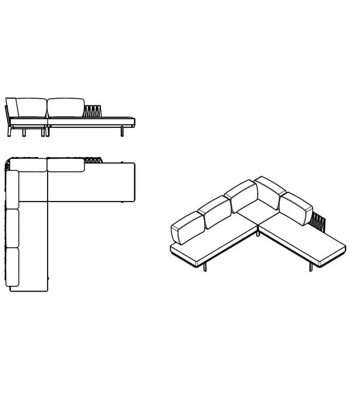 Anthea Sofa System B