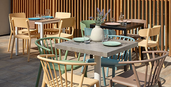 tipos de muebles para restaurante