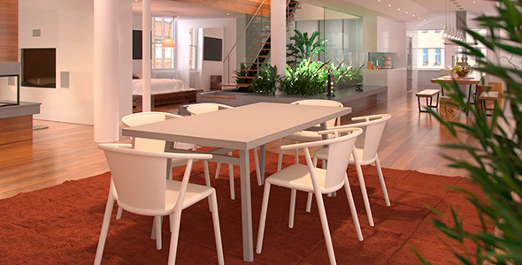 conjunto de mesas y sillas de comedor