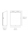 Papelera Check Doble Inoxidable Satinado Sin Sensor