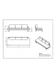 Anthea Sofa 3 Plazas Sky: Estructura Cielo Con Cinta Cie 1x