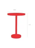 Mesa Barcino Ø60 Pie Central Alto