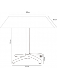 Mesa Compacto Fenolico Drop 80x80