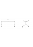 Mesa Desk 180x60