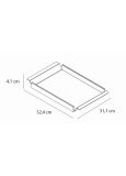 Fil-21 Bandeja Coffee Color Negro 100x100x1,5 Mm