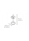 Hang-3 Paragüero De Pie Aluminio Pintado Gris Y Base Hierro