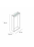 Mr-220 Cenicero De Pie Para Arena 400 Mm Cuerpo Inoxidable S