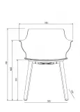 Silla Angie Wood