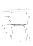 Silla Angie Wood