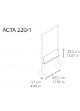Acta-220/1 Revistero Para Acta-110/1 Hierro Pintado Gris 695