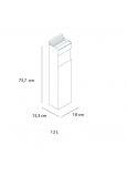 Papelera Mercuri Mr-31 Mr-31 Antracita-Col.Papelera 180x133x
