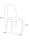 Silla Miranda Negra 4x