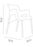 Silla Con Brazos Sun