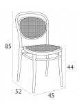 Silla Marcel Gris Oscuro P.14