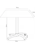 Mesa Compacto Fenolico Fall 70x70