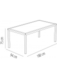 Mesa Pacific 180x94 Chocolate (Tahiti) 1x