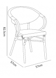Silla Con Brazos Aurea