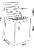 Silla Con Brazos Slatkat
