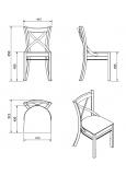 Silla Dolomitas Nogal 2x