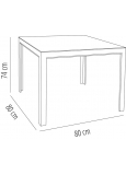 Mesa Shio Cristal 80x80