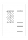 Mesa Espiga 160x90