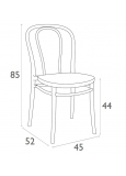 Silla Victor Gris Oscuro P.14