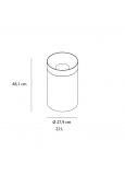 Fenix-2 Papelera Autoextinguible Inoxidable Satinado Ø 279x4