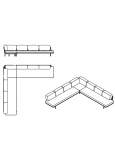 Anthea Combi. "E"  Sky: Estructura Cielo Con Cinta Cielo  1x