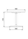 Mesa Toledo Xl 90x90