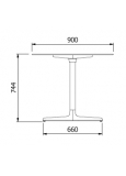 Mesa Toledo Xl 90x90