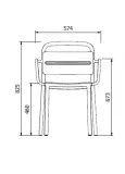 Silla Con Brazos Como