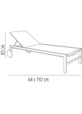 Tumbona Cubic Textilene