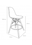 Taburete Oslo Blanco 4x
