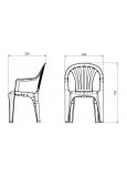 Sillon Nuevo Pals Antracita P.30
