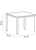 Mesa Barcino Compact 70x70