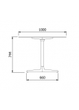 Mesa Toledo Xl 100x100
