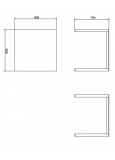 Mesa Domino 90x90