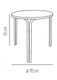 Pie Ola-2 Ø70 Contract Gris 1x