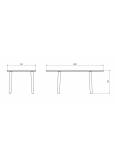 Mesa Brava 180x90 Antracita P.40