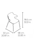 Silla Angie 4 Patas