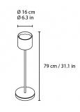 Cenicero De Pie Columbia M-1200/2