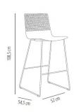 Taburete Wire Patin
